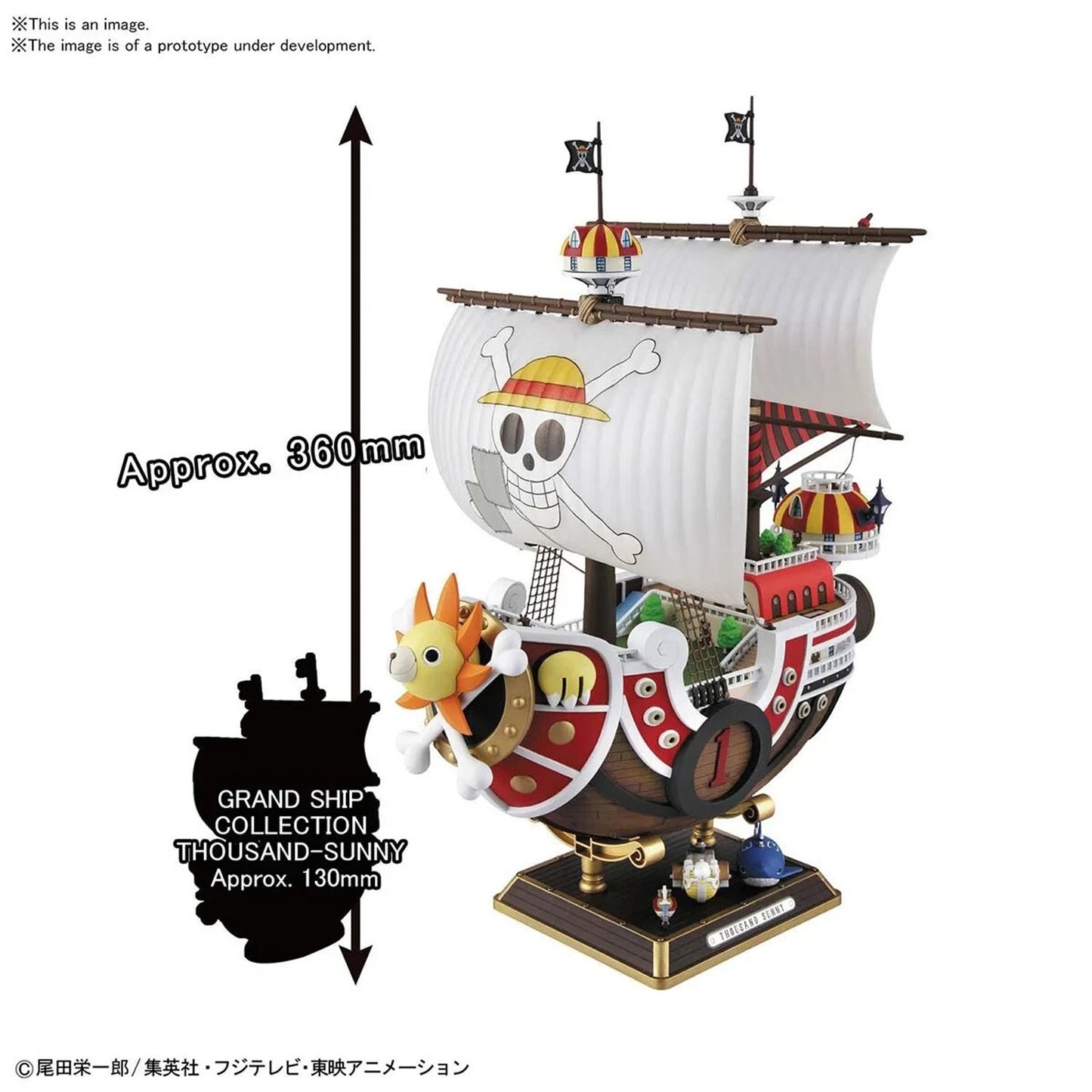 One Piece Thousand Sunny Land of Wano Model Kit – Bandai Hobby Sailing Ship
