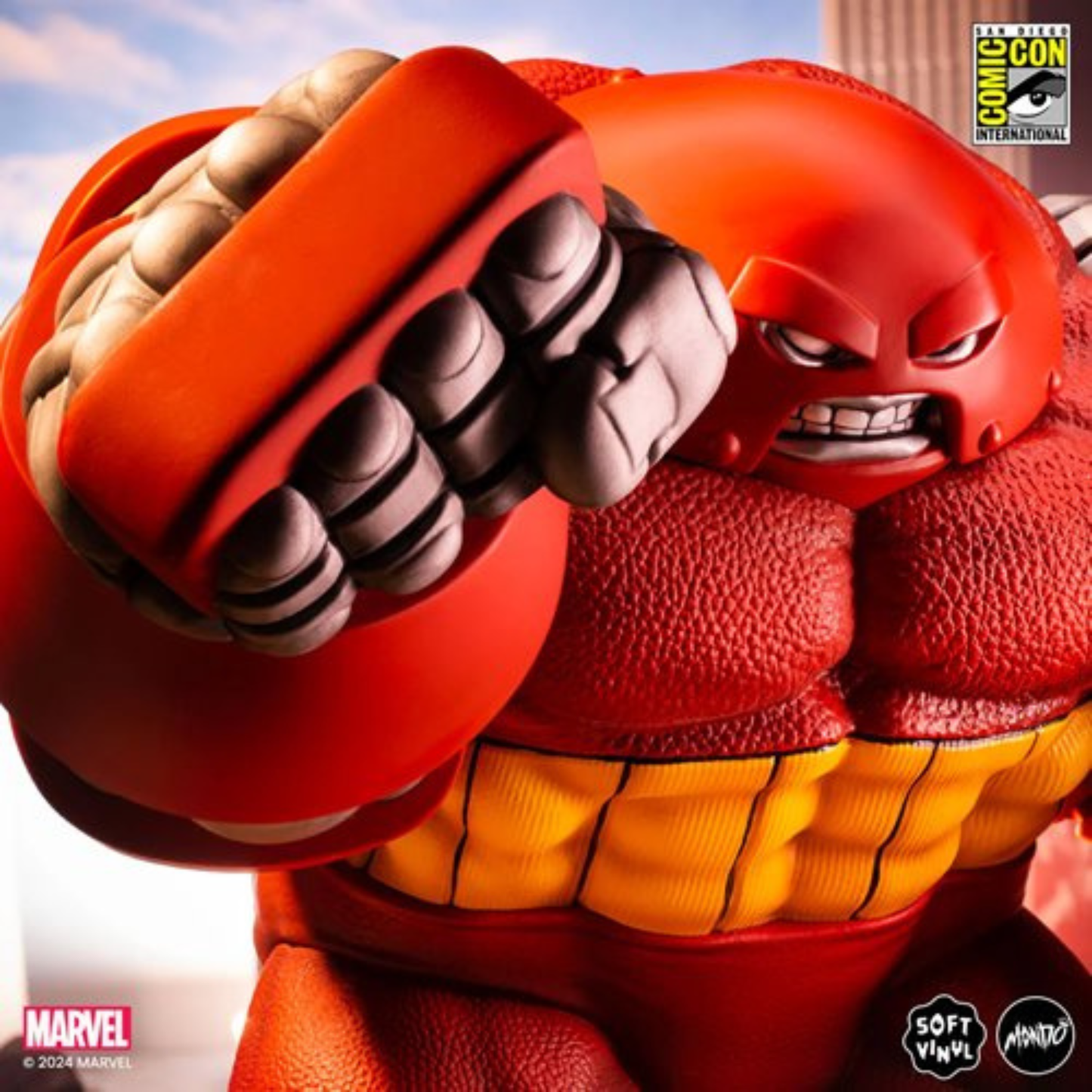 Marvel X-Men Colossus Juggernaut SDCC 2024 Soft Vinyl Figure by Mondo