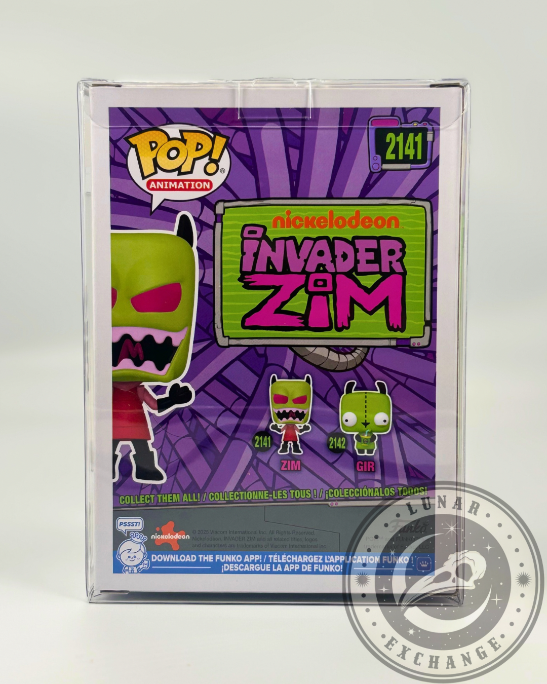 Funko POP! Animation Invader Zim Zim #2141 (Laughing) – Vinyl Figure + Protector (New)