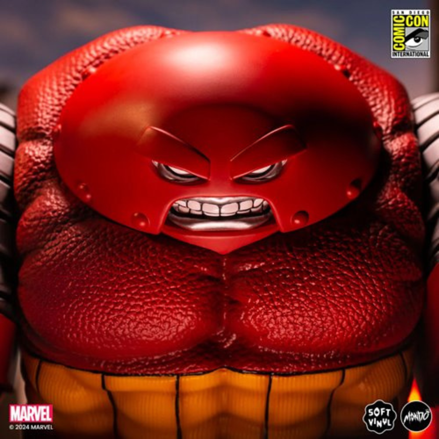 Marvel X-Men Colossus Juggernaut SDCC 2024 Soft Vinyl Figure by Mondo