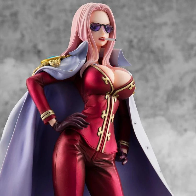 One Piece Portrait of Pirates Limited Edition Black Cage Hina Figure – MegaHouse Collectible