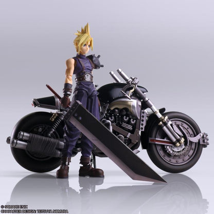 Final Fantasy VII Cloud Strife & Hardy-Daytona BRING ARTS Action Figure – Square Enix