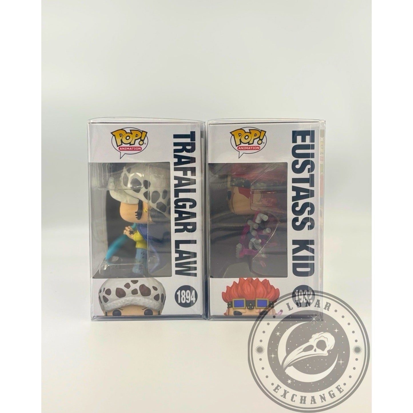 Funko Pop! One Piece Wave 10 Eustass Kid & Trafalgar Law Set w/ Protectors