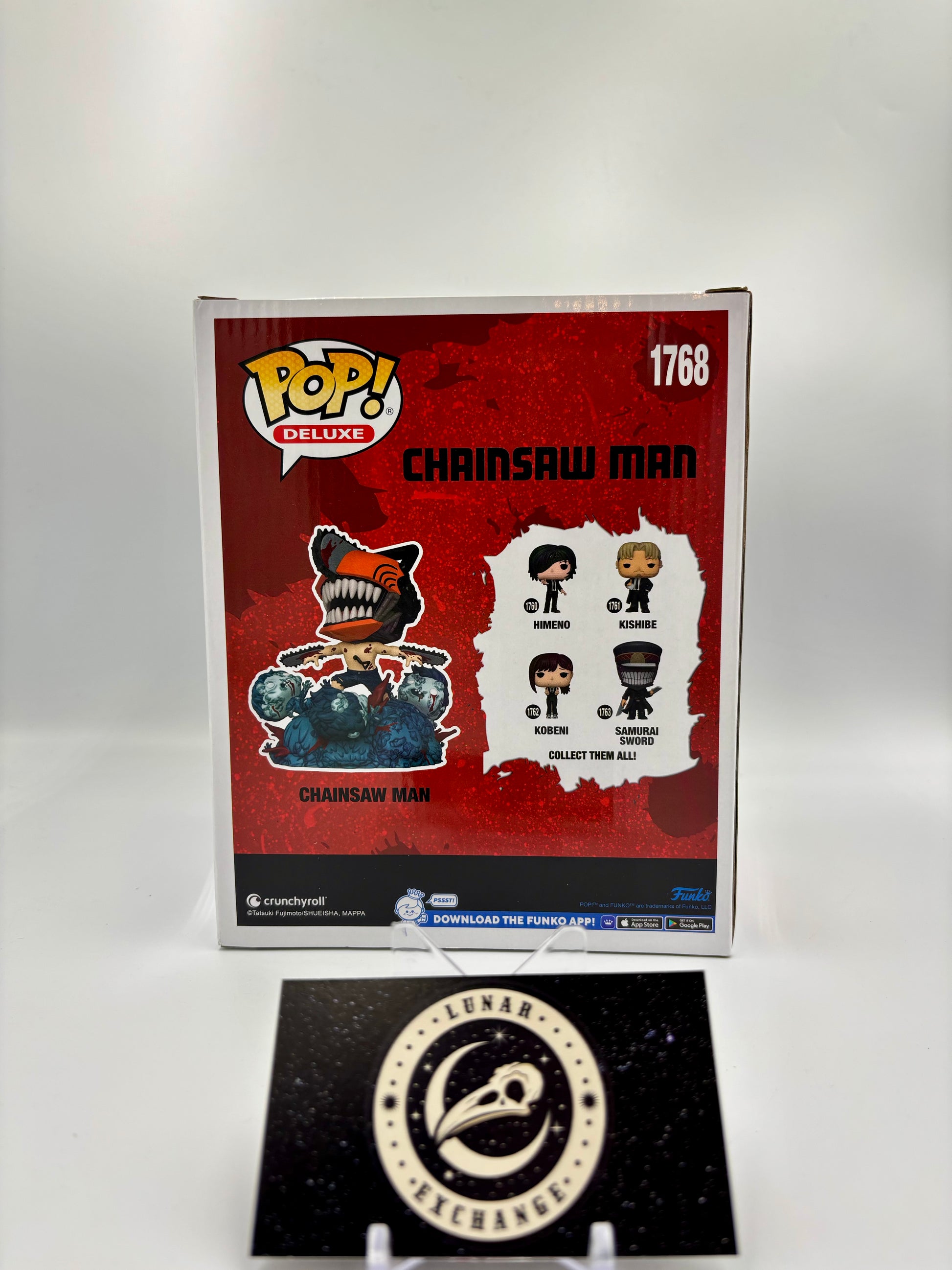 Packaging of Chainsaw Man Deluxe Funko Pop! #1768