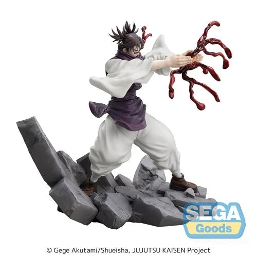 Dynamic side view showing battle stance and cloak motion