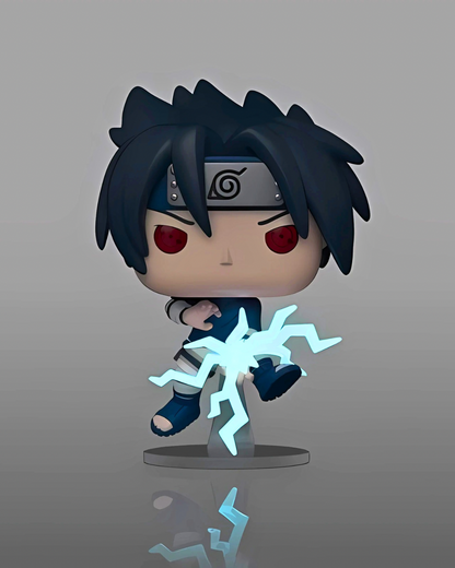Naruto Sasuke Uchiha (Chidori) Glow-in-the-Dark Funko Pop! #1969 – EE Exclusive (With Protector)
