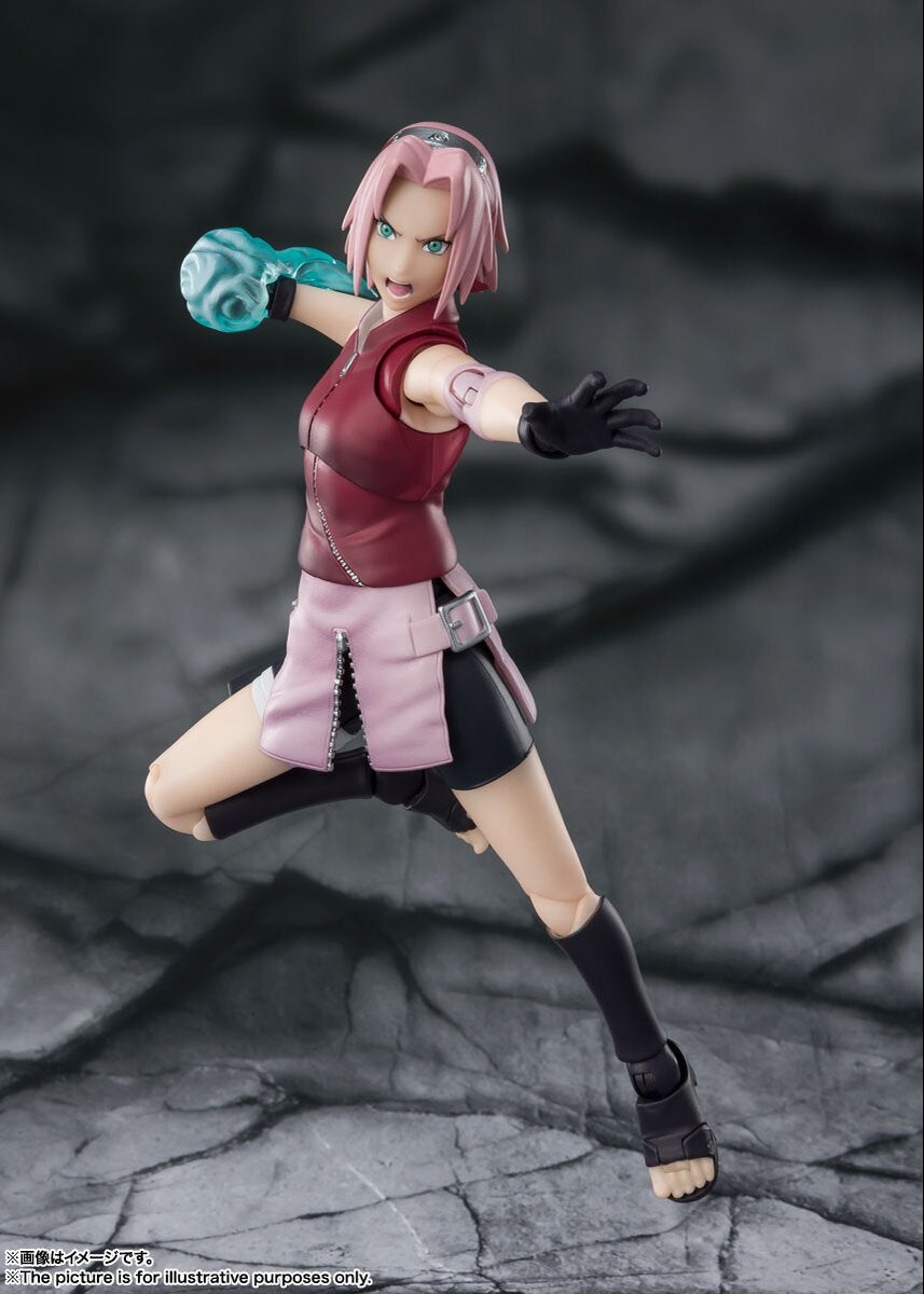 Front view of Sakura in battle pose