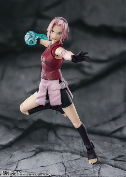Front view of Sakura in battle pose