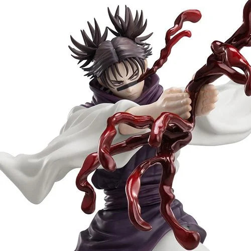 Close-up of facial detail and cursed blood effect
