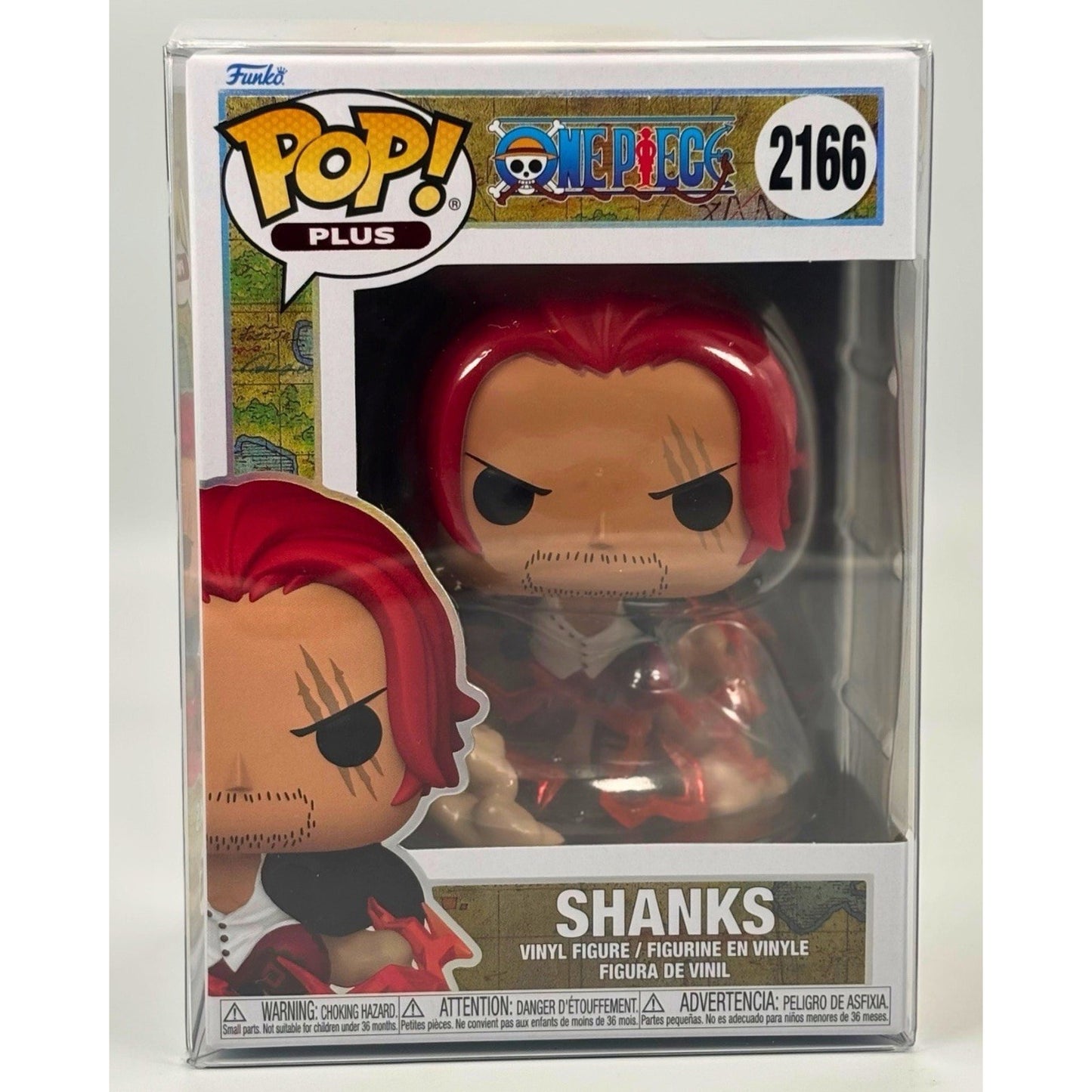 Funko Pop! Plus One Piece Shanks #2166 Vinyl Figure w/ Protector