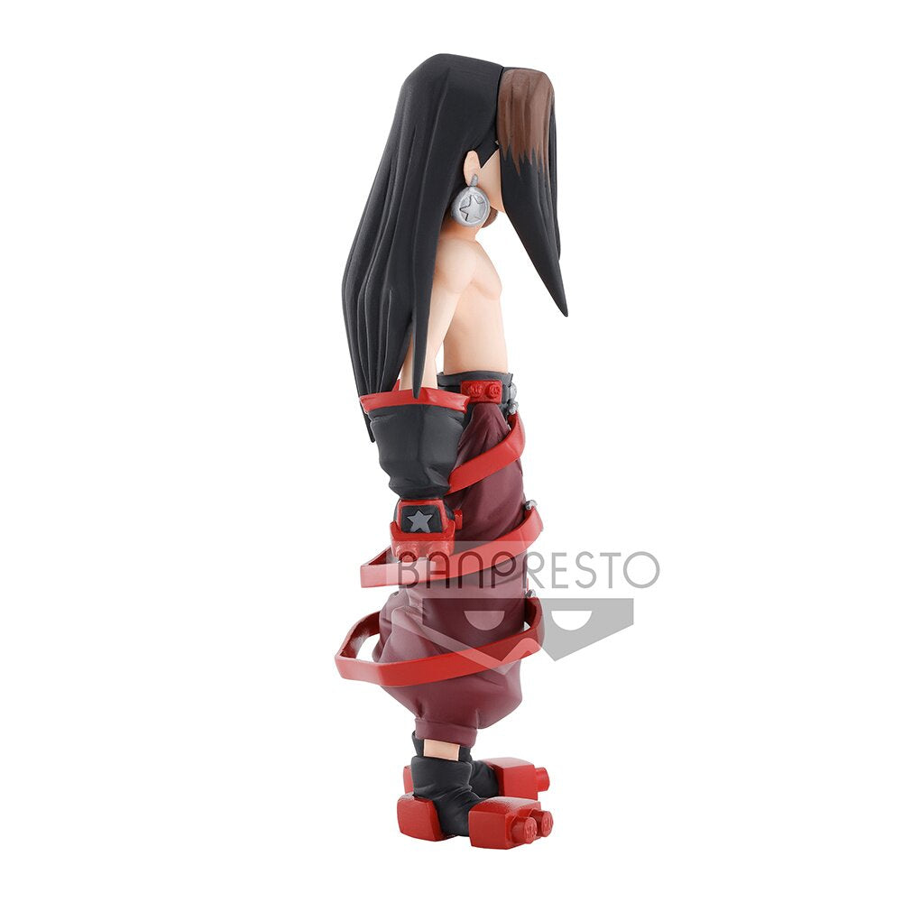 Side profile showcasing Hao's dynamic pose and detailed attire.