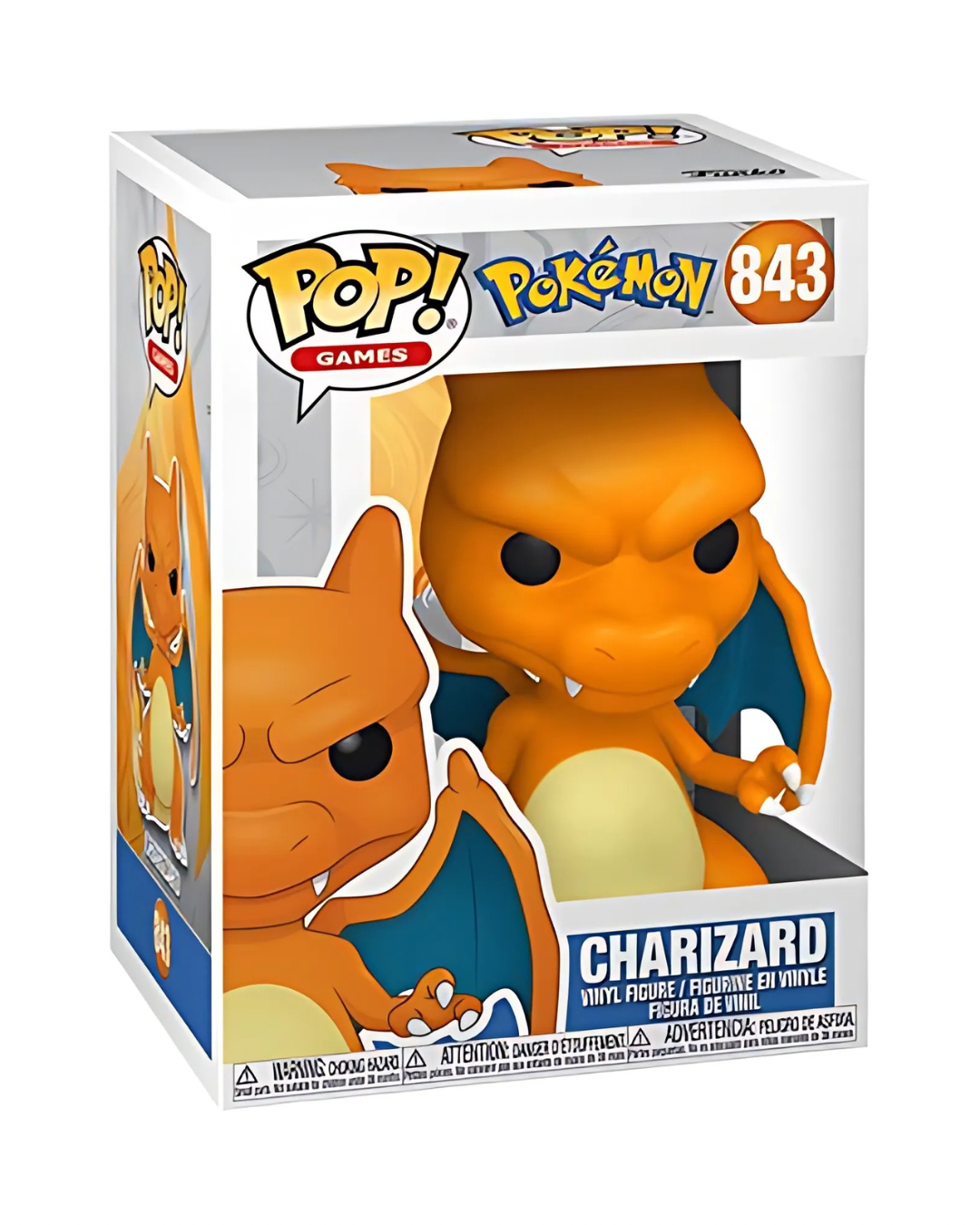 Pokémon Charizard Funko Pop! Vinyl Figure #843 – Official Collectible w/ Protector