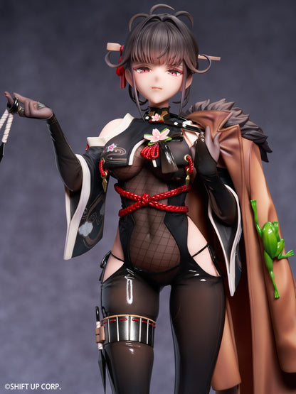 Close-up highlighting Sakura’s serene expression and intricate accessories.
