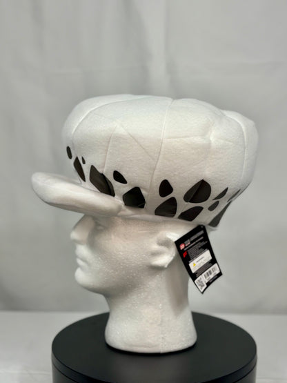 Side angle showing cow-print brim detail