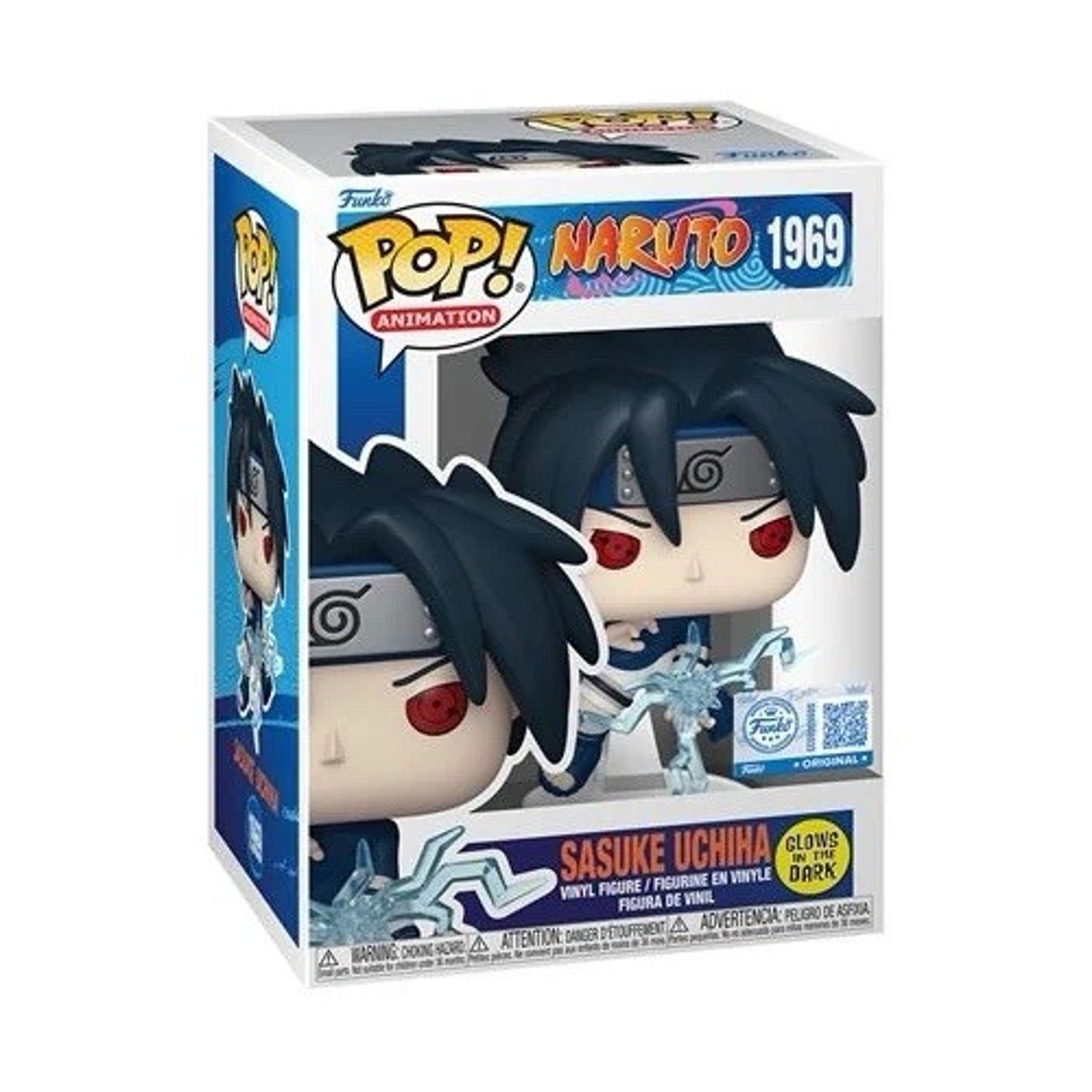 Funko Pop! Naruto Sasuke Uchiha Glow Exclusive #1969 Vinyl Figure