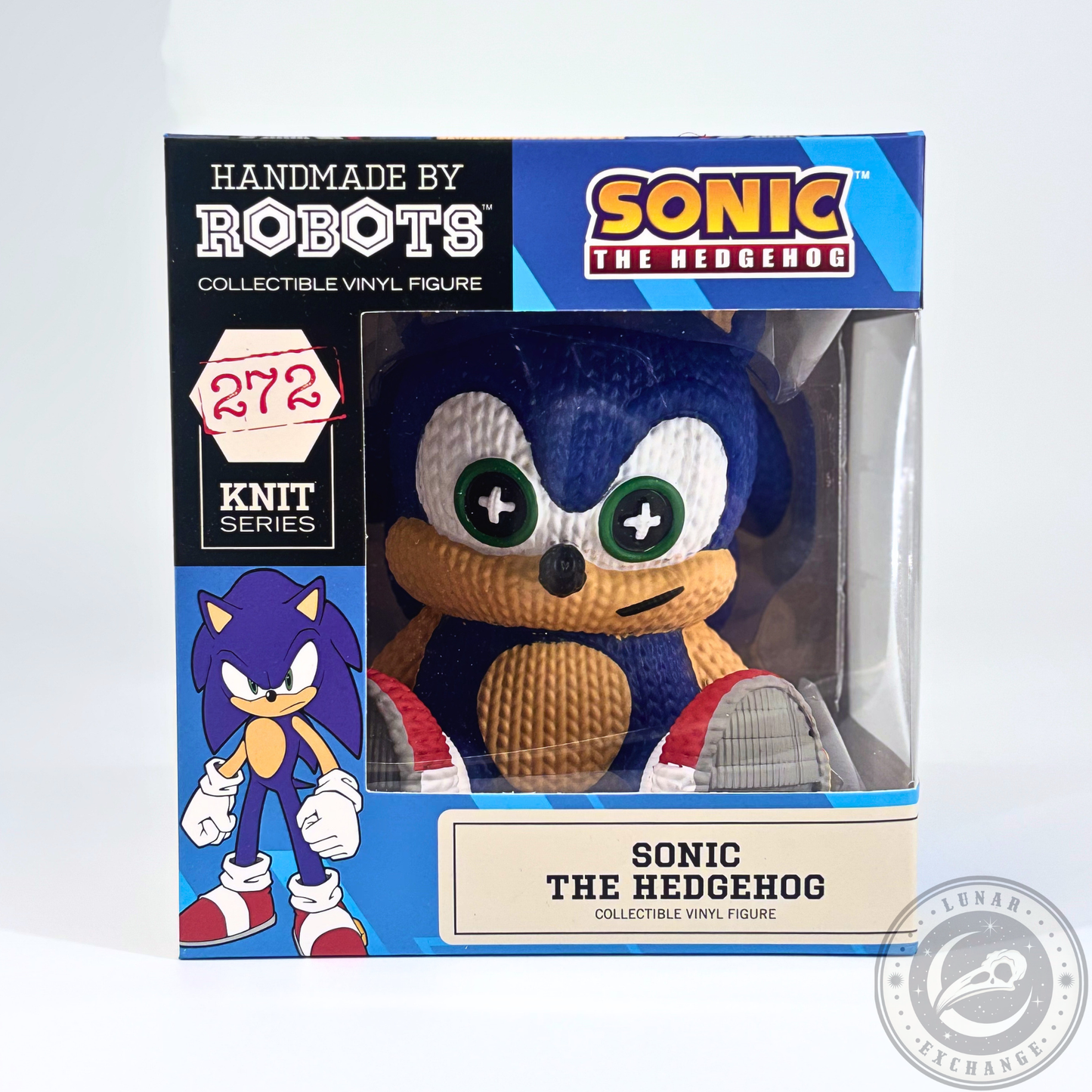 Sonic the Hedgehog #272 Knit Series Vinyl Figure by Handmade by Robots