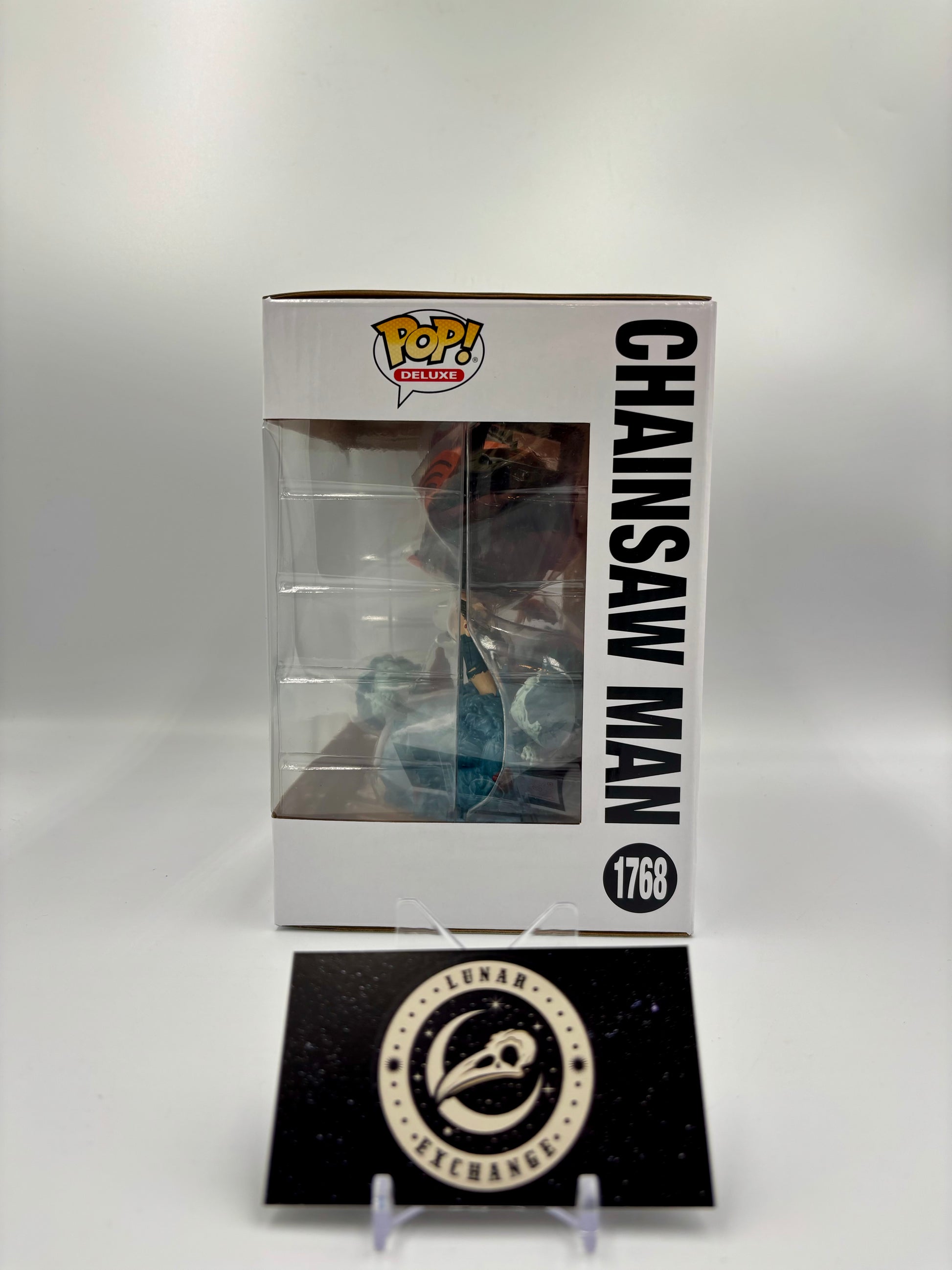 Packaging of Chainsaw Man Deluxe Funko Pop! #1768
