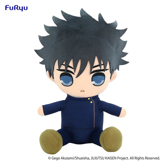 Super Big Megumi Fushiguro Kyurumaru plush in sitting pose.