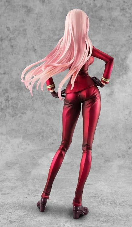 Hina figure with Marine coat removed, showing full outfit sculpt.