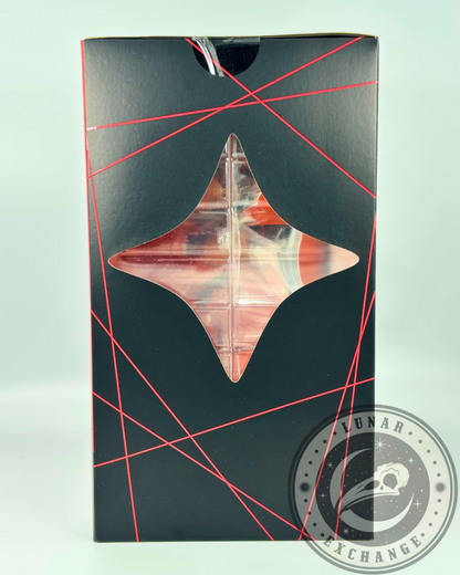 Detailed close-up of Ryuko Matoi's intense facial expression and upper armor from Kill la Kill Kamui Senketsu 1/8 scale statue by Phat! Company