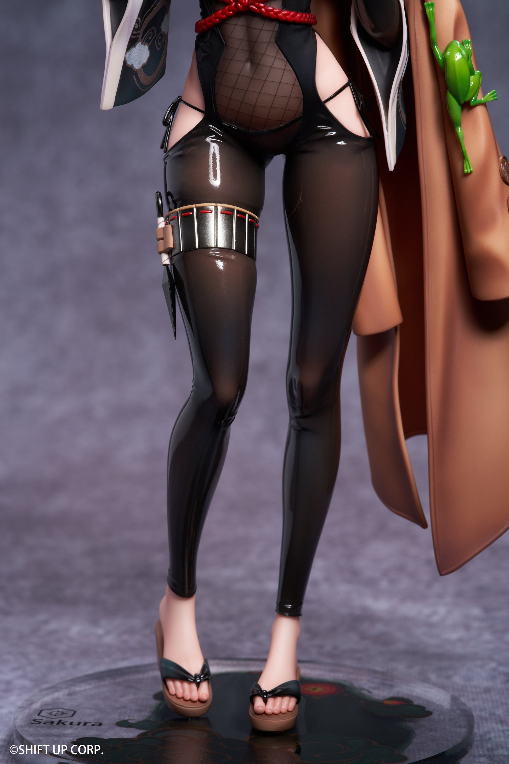 Close-up highlighting Sakura’s serene expression and intricate accessories.