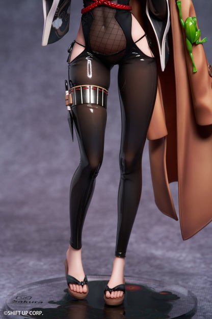 Close-up highlighting Sakura’s serene expression and intricate accessories.