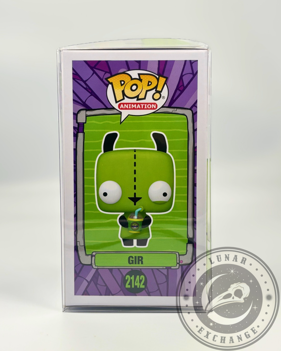 Funko POP! Animation Invader Zim GIR #2142 (Dog Disguise) – Vinyl Figure + Protector (New)