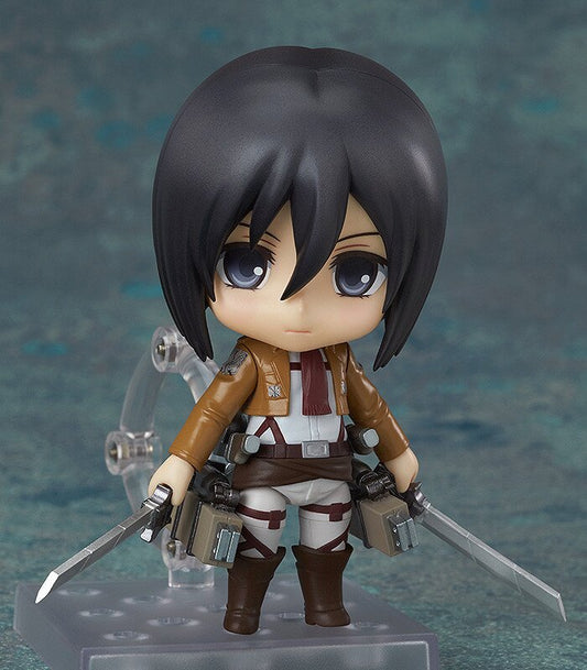 Nendoroid Mikasa neutral expression with partial gear