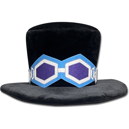 Front view of Sabo roleplay plush hat