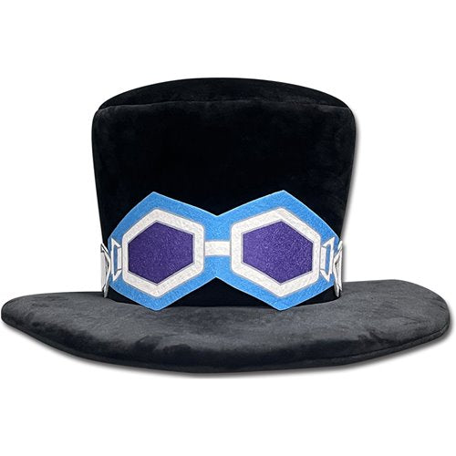 Front view of Sabo roleplay plush hat