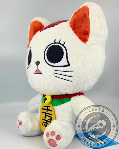 DanDaDan Turbo Granny Big Nui Plush – Bandai Namco Nui (12″ Beckoning Cat)