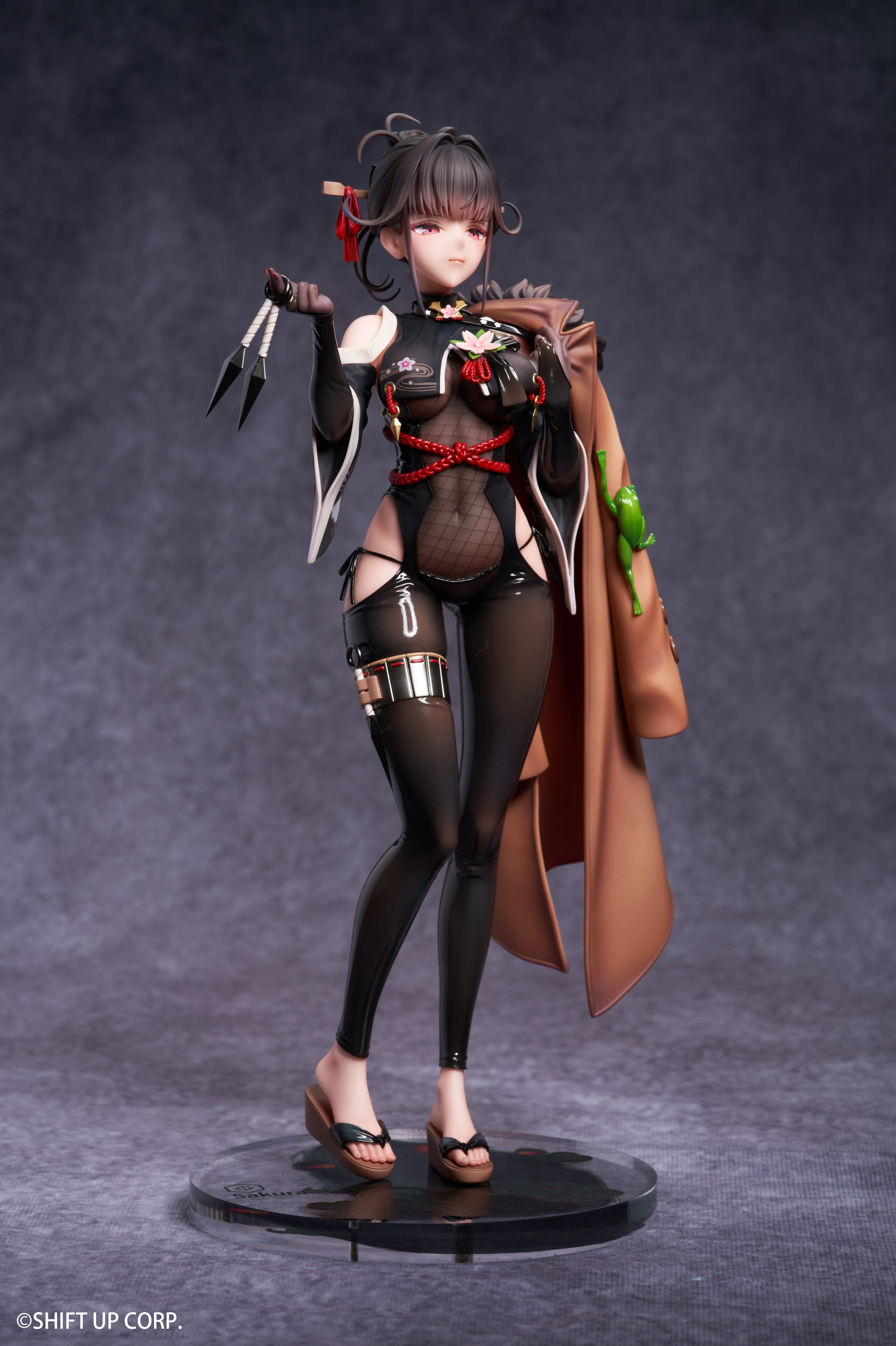 Front view of Sakura 1/7 Scale Figure (Midnight Stealth Ver.) by Hobby Sakura.