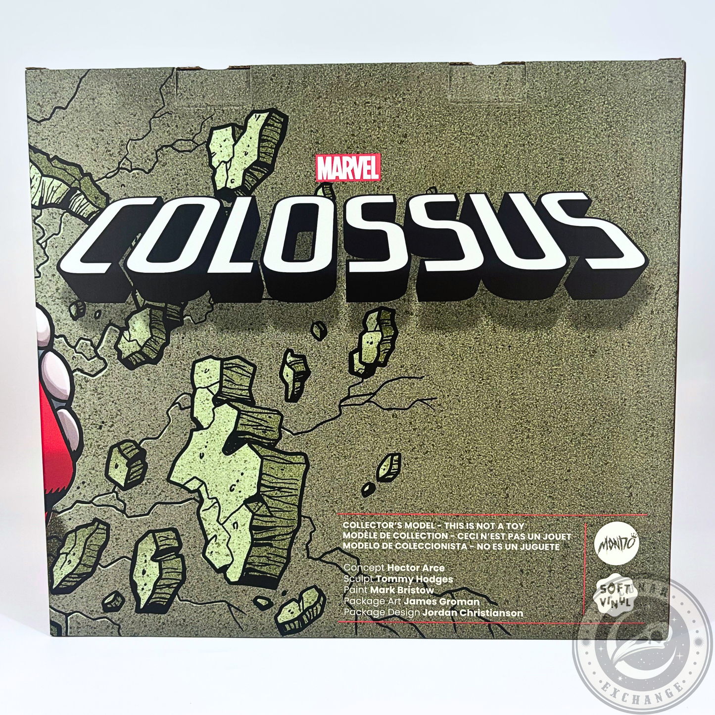 Marvel X-Men Colossus Juggernaut SDCC 2024 Soft Vinyl Figure by Mondo