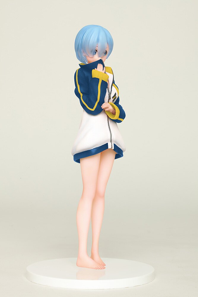 Side profile showcasing Rem’s pose and jersey details.