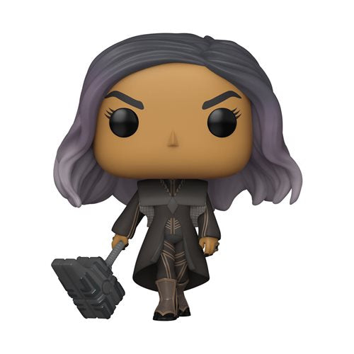 Loose Funko Pop! of Dar-Benn with gray hair and hammer, from Marvel Studios' The Marvels, figure #1252.