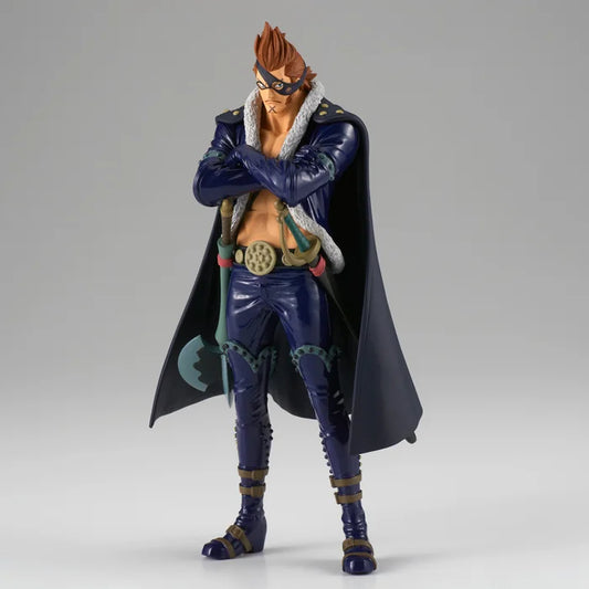 Full-body view of X Drake DXF figure by Banpresto.