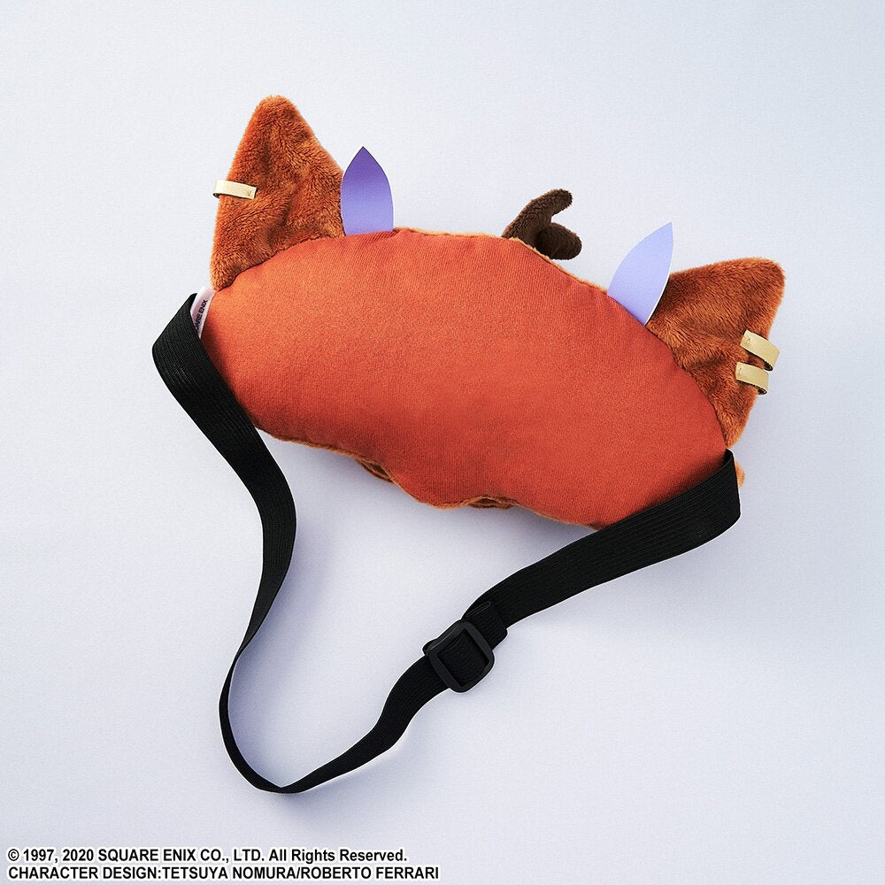 Rear view displaying the soft fabric and strap mechanism.