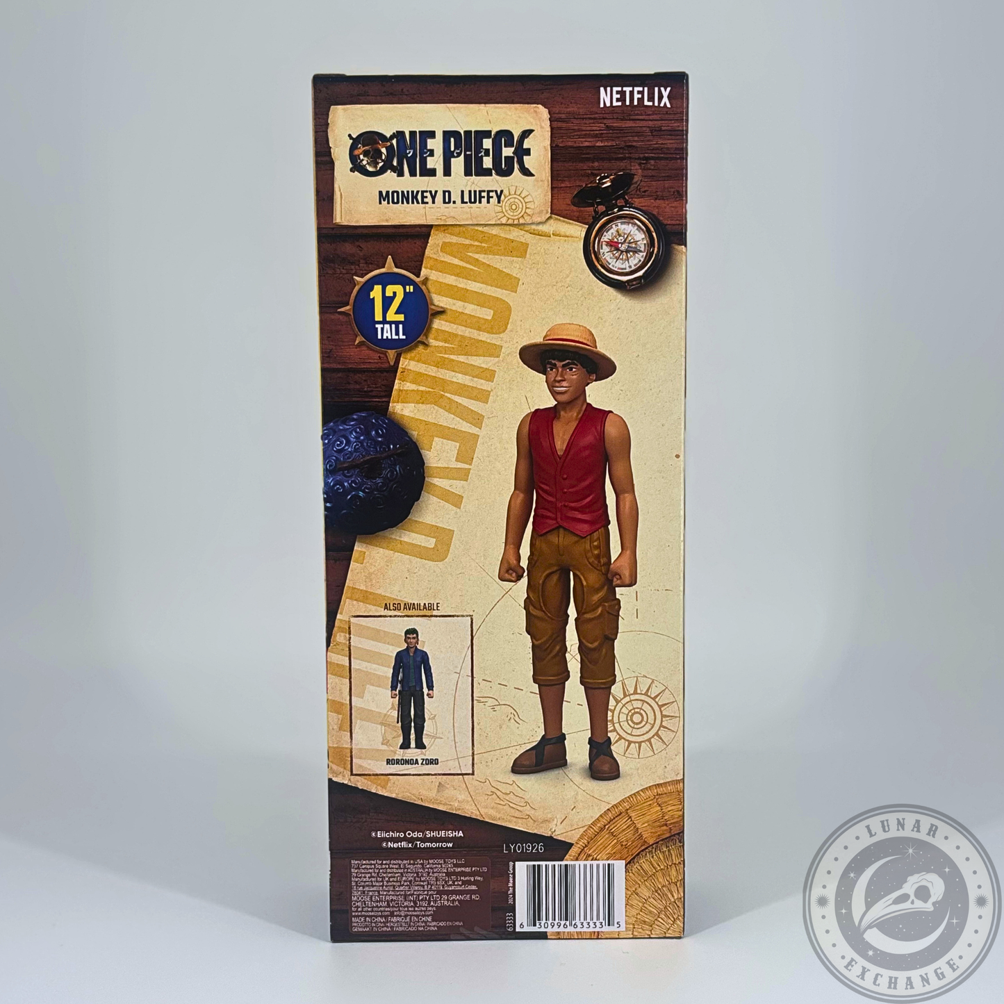 Netflix One Piece Monkey D. Luffy 12-Inch Action Figure by Moose Toys
