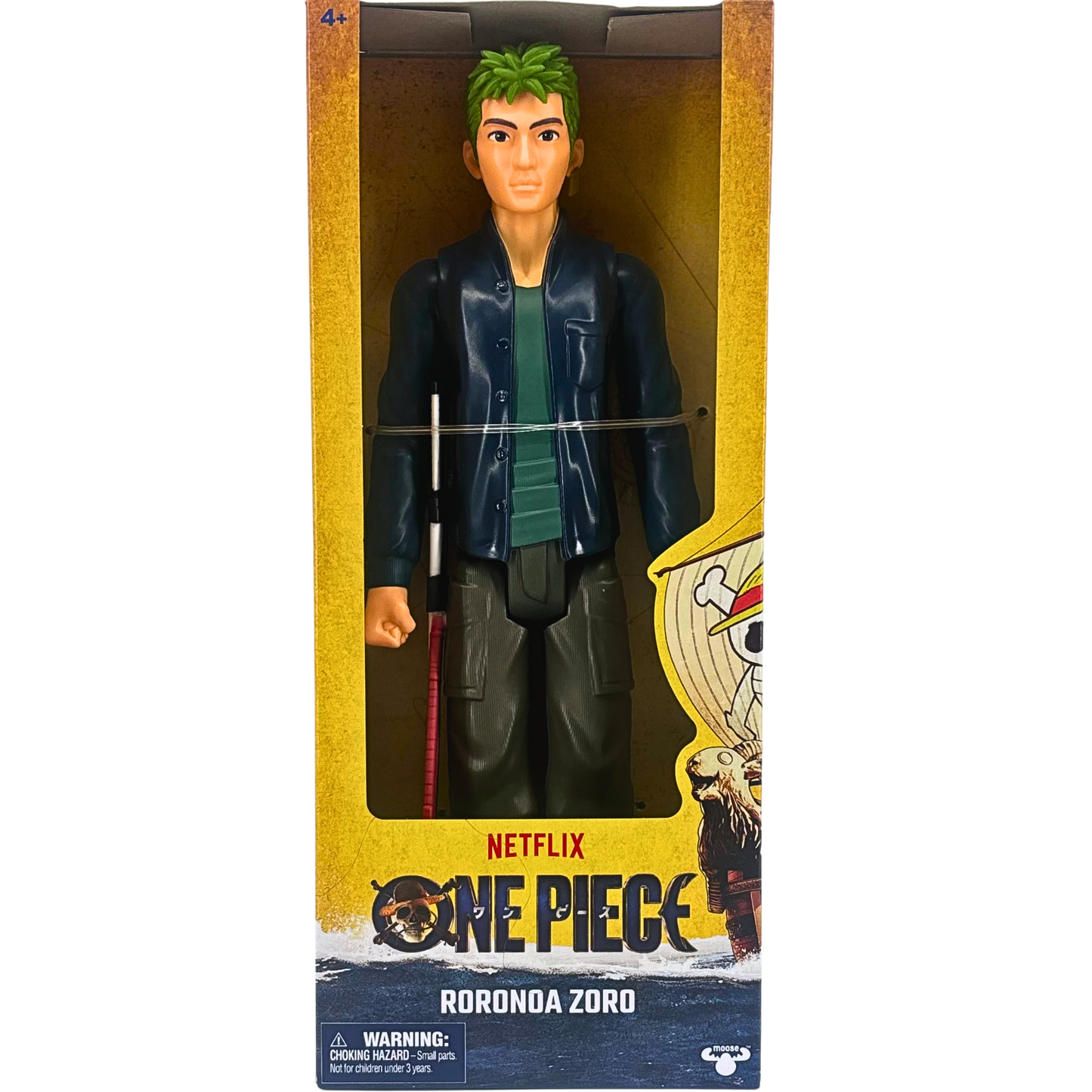 Netflix One Piece Roronoa Zoro 12-Inch Action Figure by Moose Toys