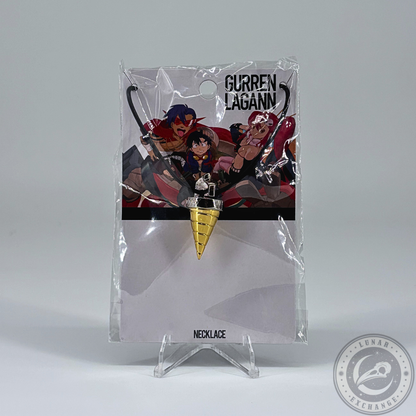 Gurren Lagann Core Drill Necklace by Great Eastern Entertainment – Official Anime Pendant