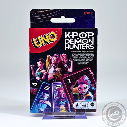UNO KPop Demon Hunters Card Game by Mattel – Netflix Special Edition