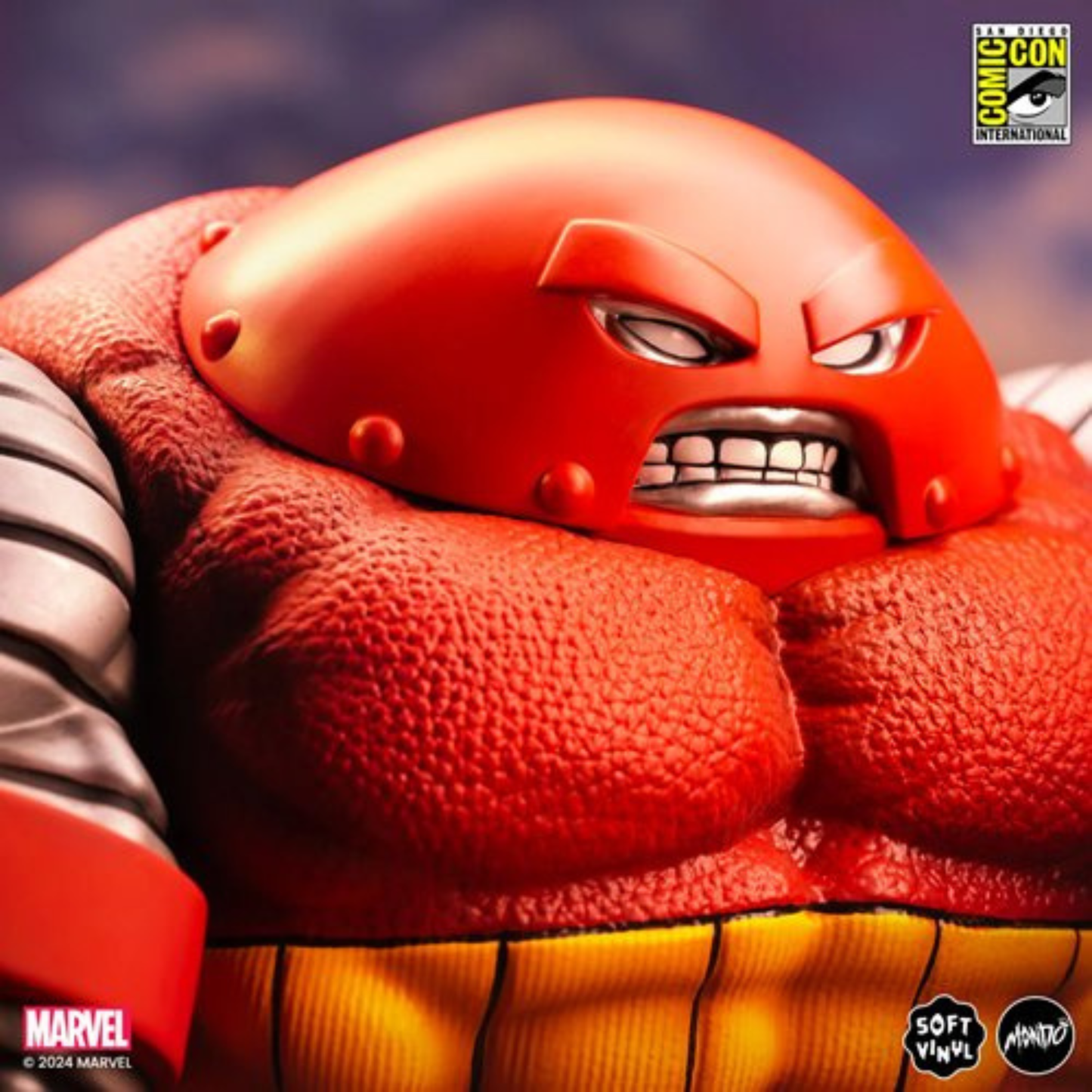 Marvel X-Men Colossus Juggernaut SDCC 2024 Soft Vinyl Figure by Mondo