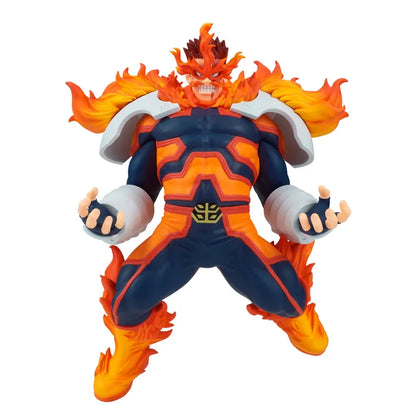 My Hero Academia Endeavor Amazing Heroes Plus Vol. 3 figure in fiery battle pose.