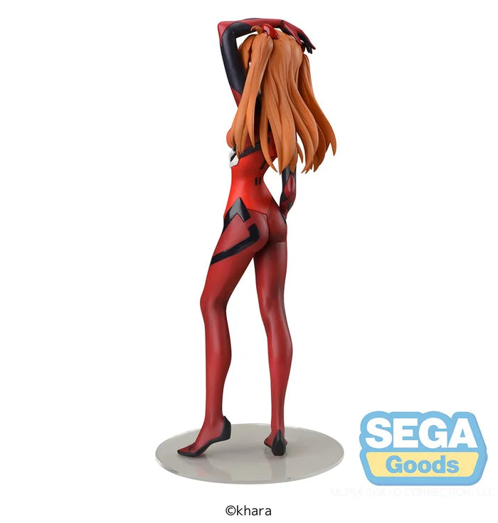 Back of Asuka figure showing sculpting and base design.