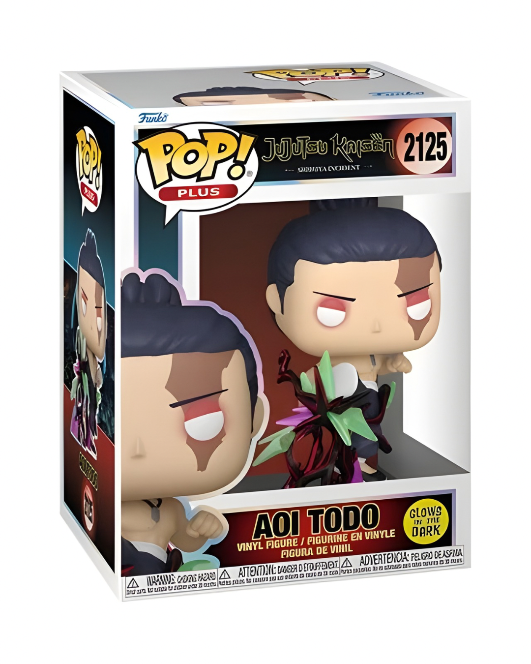 Funko POP! Plus Jujutsu Kaisen Aoi Todo #2125 (Glow-in-the-Dark) – Vinyl Figure + Protector
