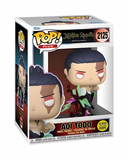 Funko POP! Plus Jujutsu Kaisen Aoi Todo #2125 (Glow-in-the-Dark) – Vinyl Figure + Protector
