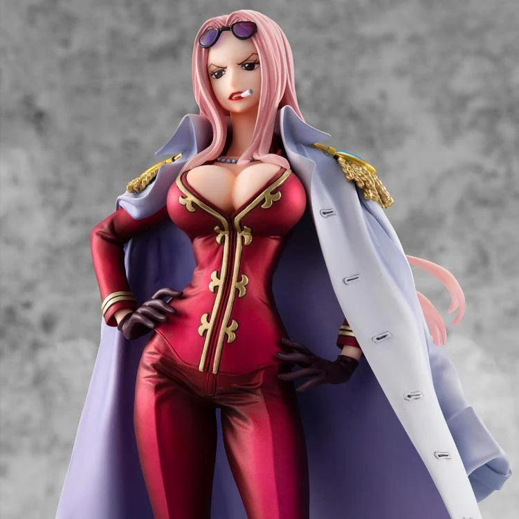 One Piece Portrait of Pirates Limited Edition Black Cage Hina Figure – MegaHouse Collectible