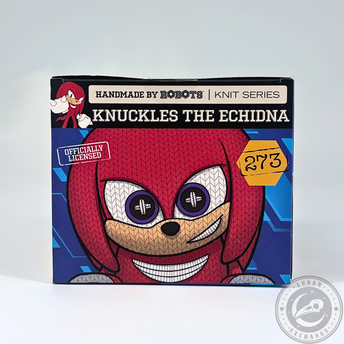 Sonic the Hedgehog Knuckles #273 Knit Series Vinyl Figure by Handmade by Robots