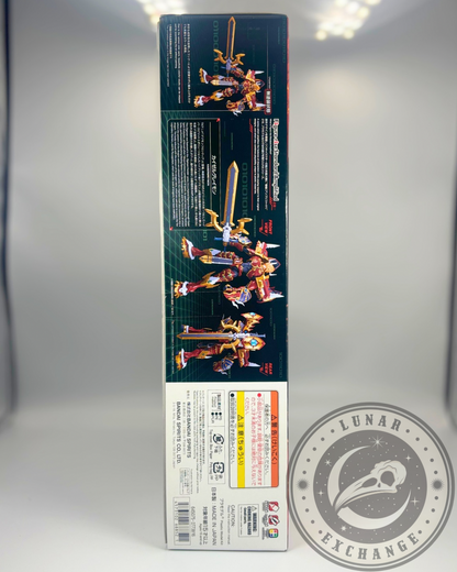 Angled view of Figuarts Zero Momo figure inside clear plastic window packaging showing official logos and Bandai Namco authenticity seal.