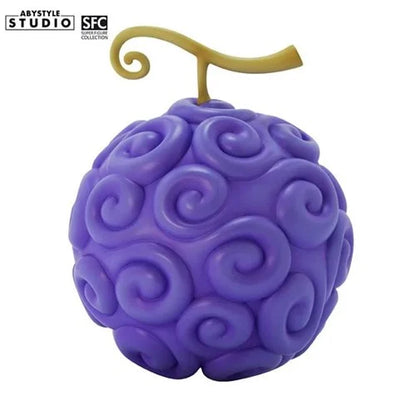 Side view of One Piece Devil Fruit replica with realistic vine-like stem.